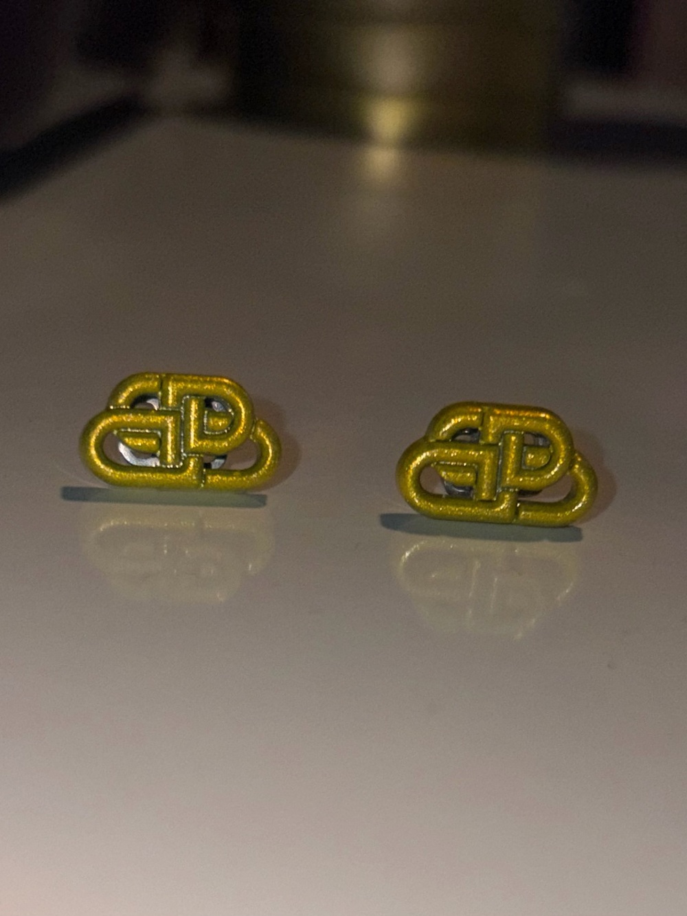 Balenciaga BB Logo Stud earrings